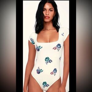 Free People Square Neck Bodysuit